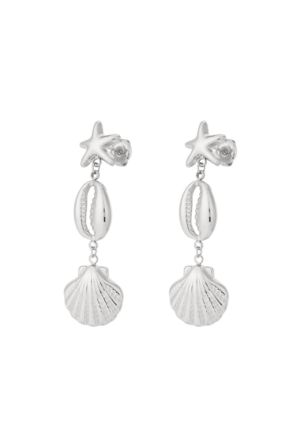 Boucle d'oreille ambiance marine