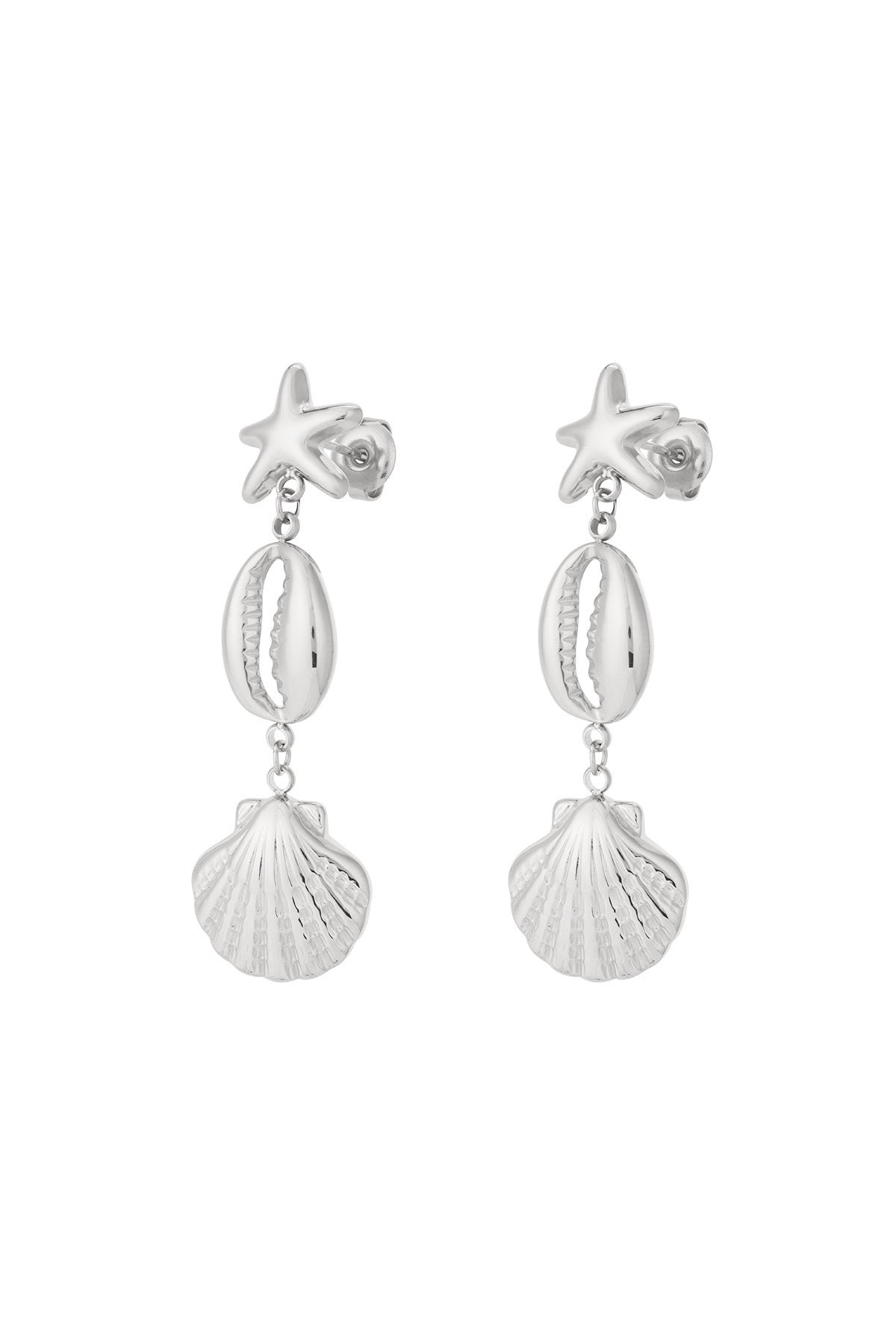 Boucle d'oreille ambiance marine