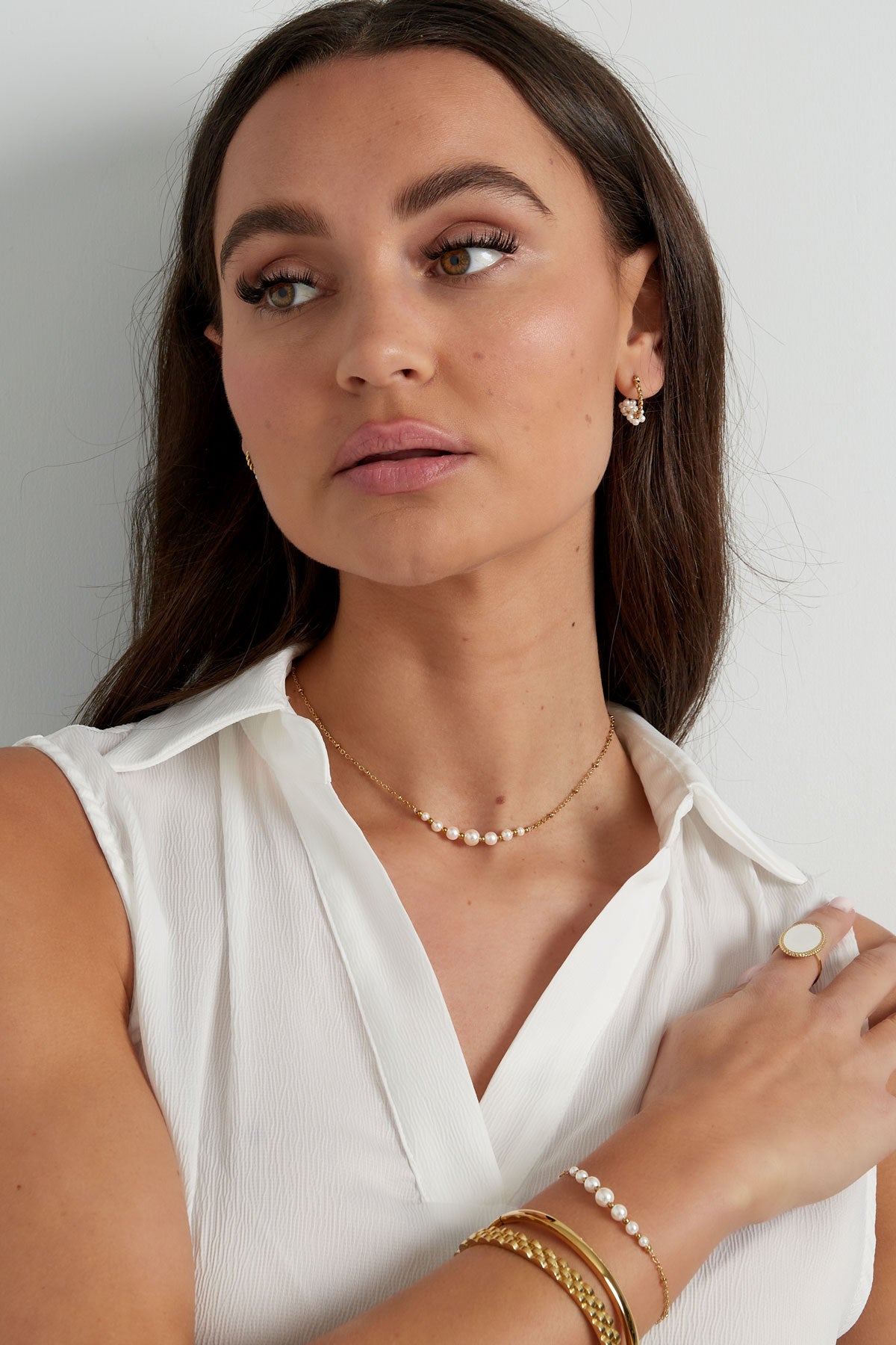 collier perle fête
