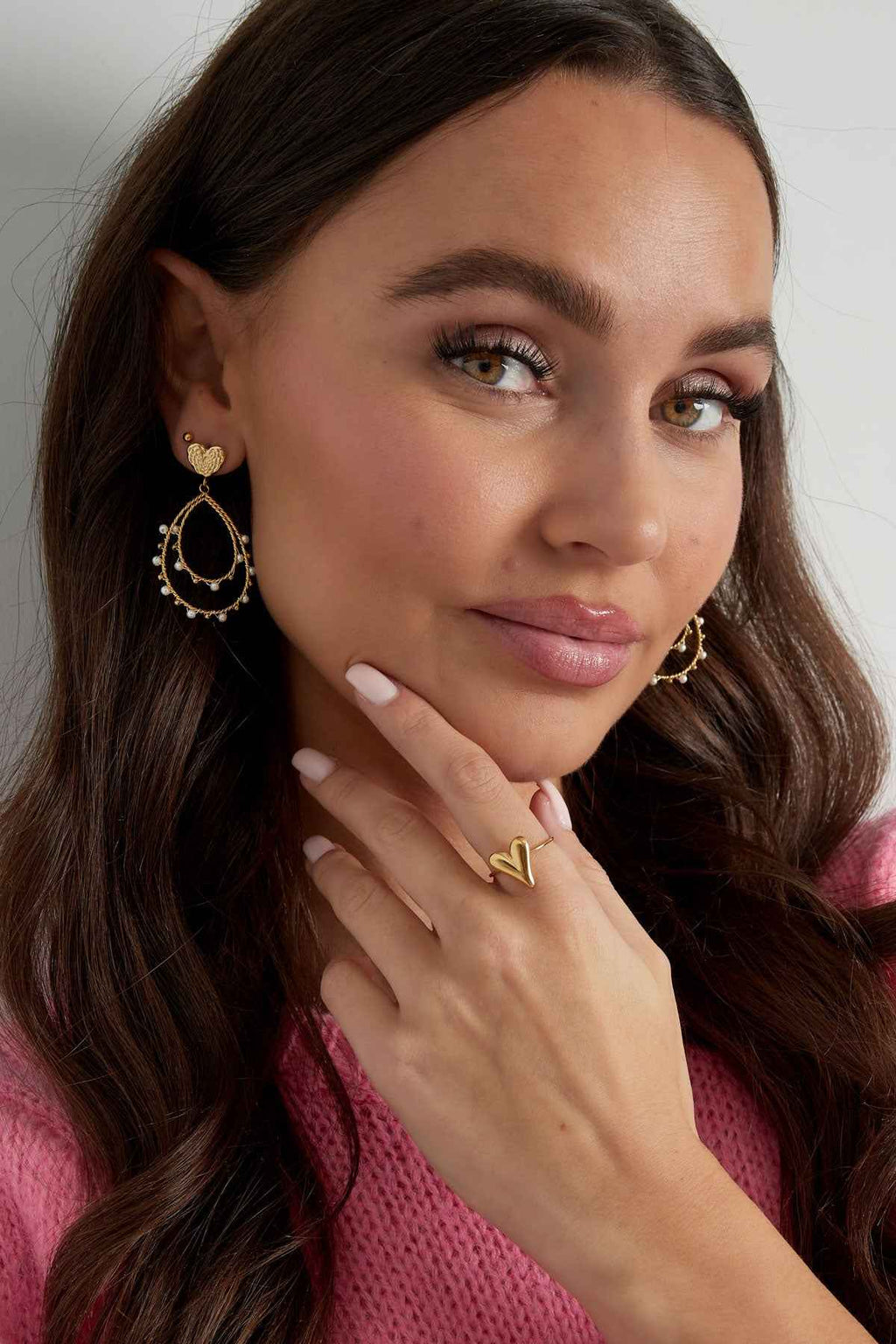 Bague Cœur Acier Inoxydable - Détail Romantique & Finition Premium Femme
