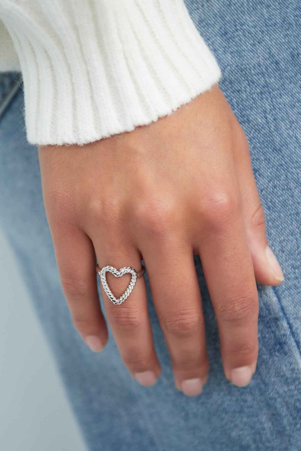 Bague Changement de Cœur Acier Inoxydable - Design Audacieux & Port Quotidien Femme