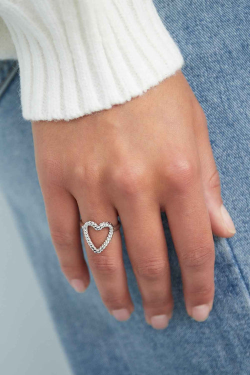 Bague Changement de Cœur Acier Inoxydable - Design Audacieux & Port Quotidien Femme