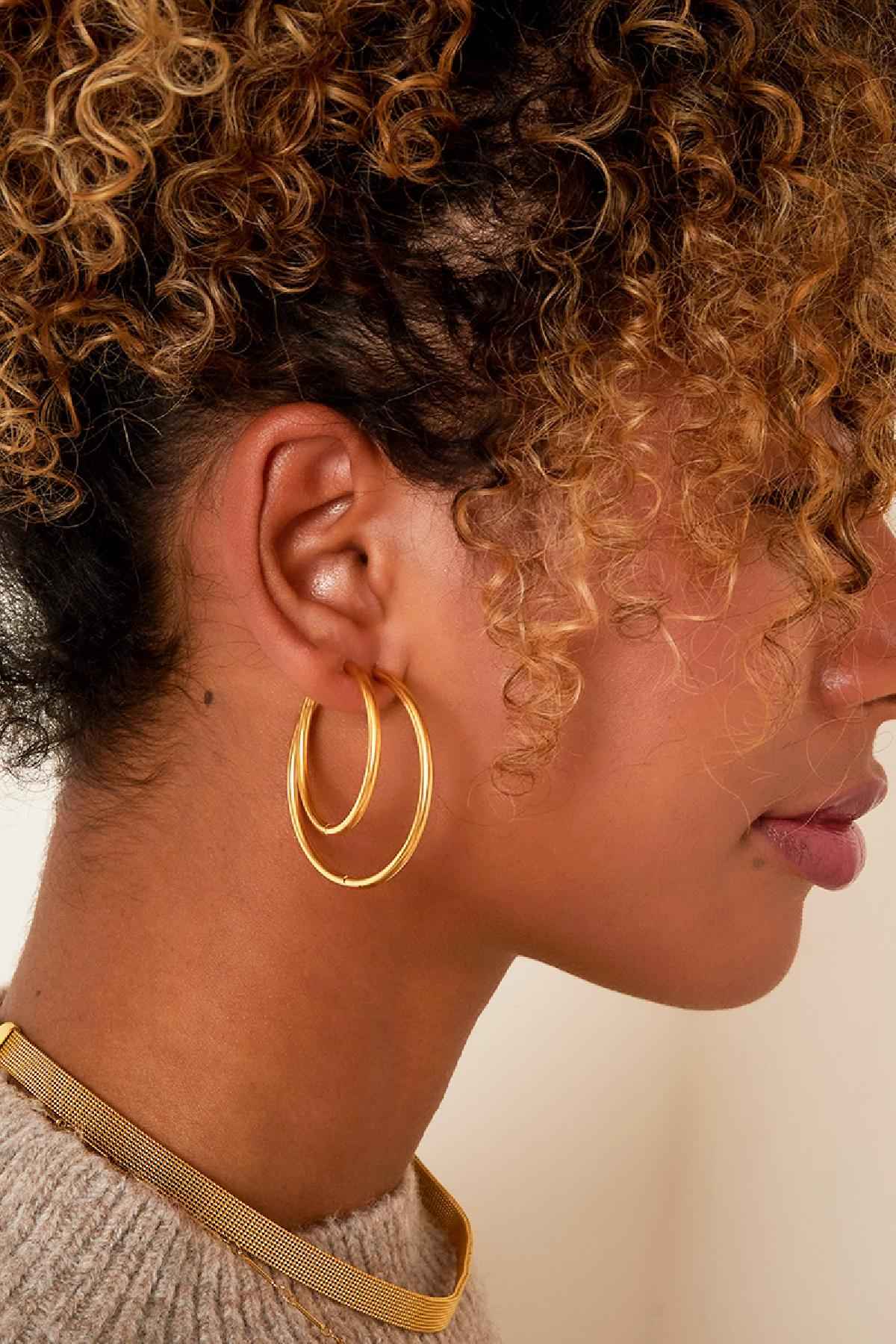 Petites Créoles Minimalistesdiscrétion & Style - couleur argent - Bijoumani
