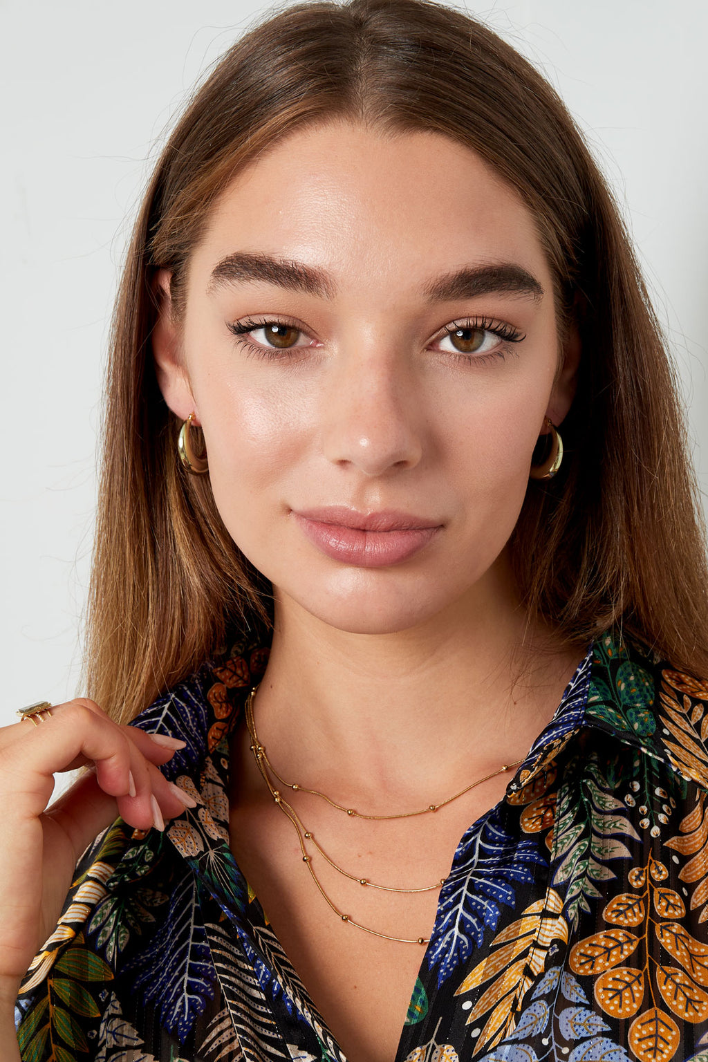 boucles d'oreilles rondes chic