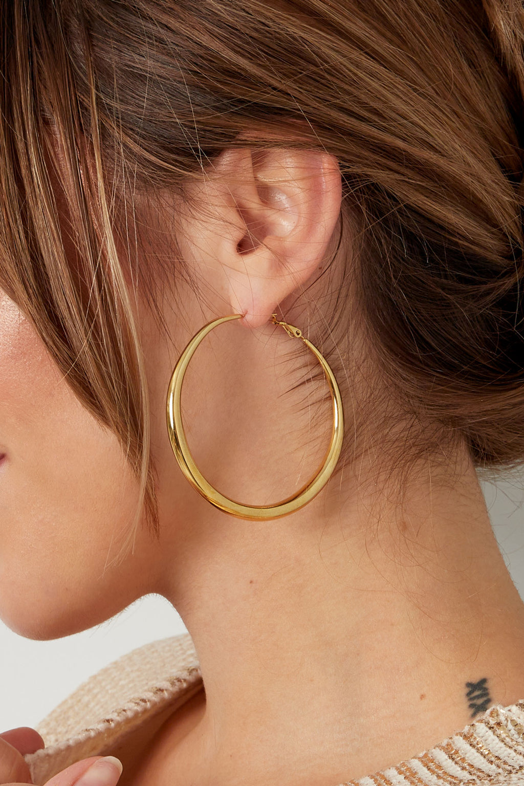 boucles d'oreilles basiques avec variété