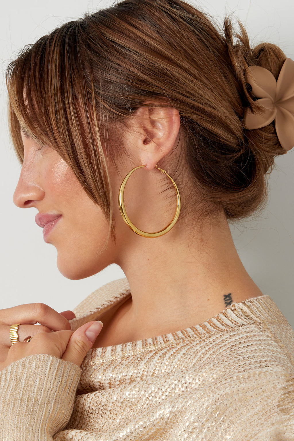 boucles d'oreilles basiques avec variété