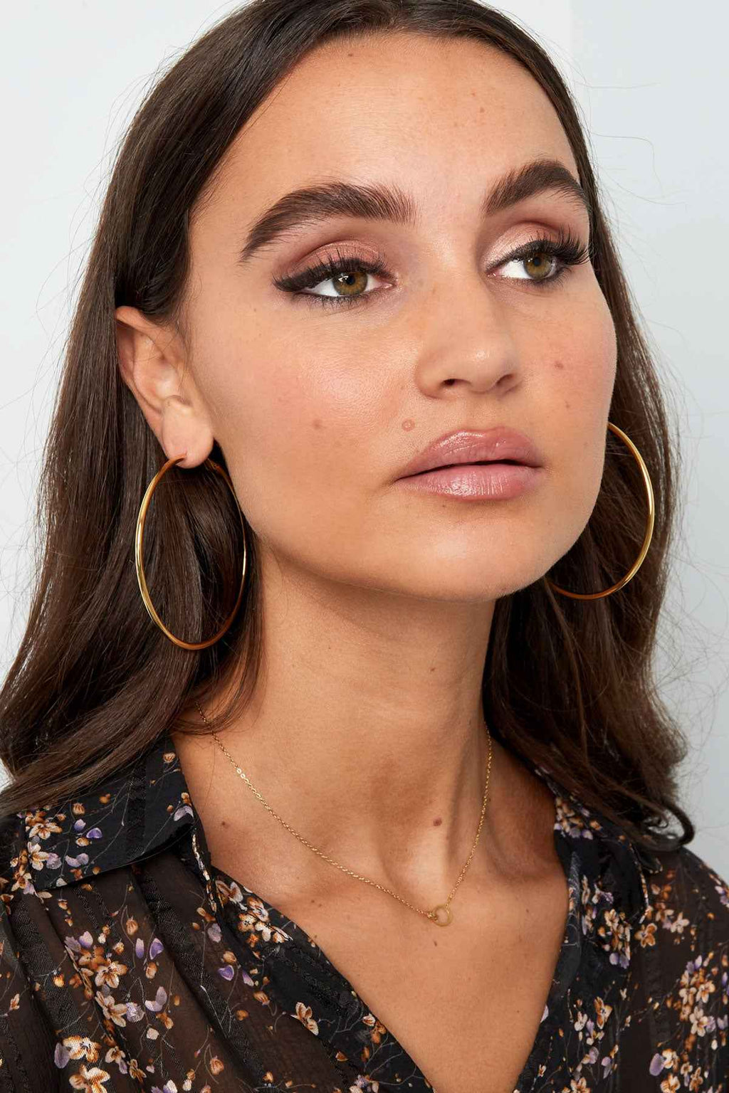 Boucles d'Oreilles Cerceaux Irréguliers Plaqué Or 14 Carats - Design Unique & Éclat Femme