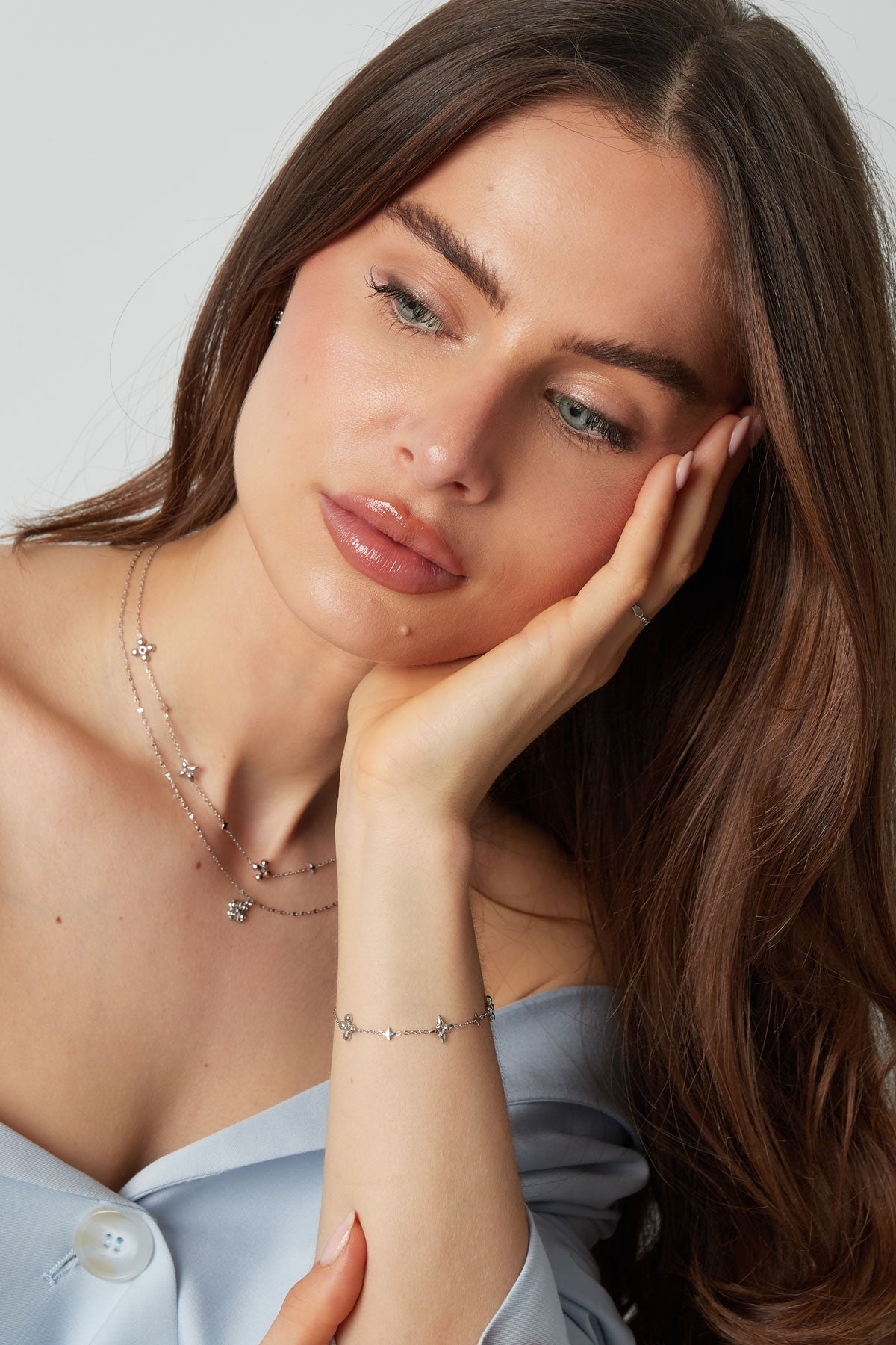 bracelet de fête fleurie