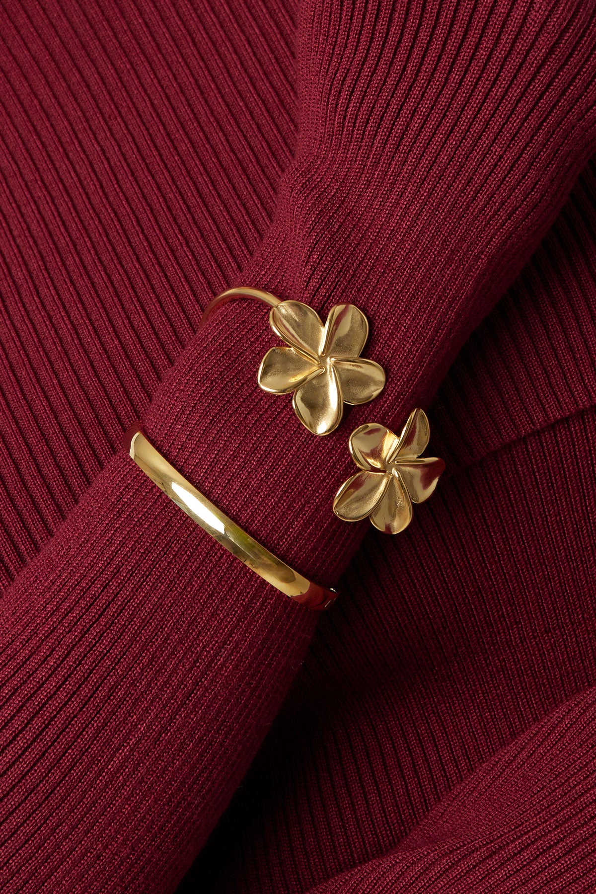 bracelet duo de fleurs