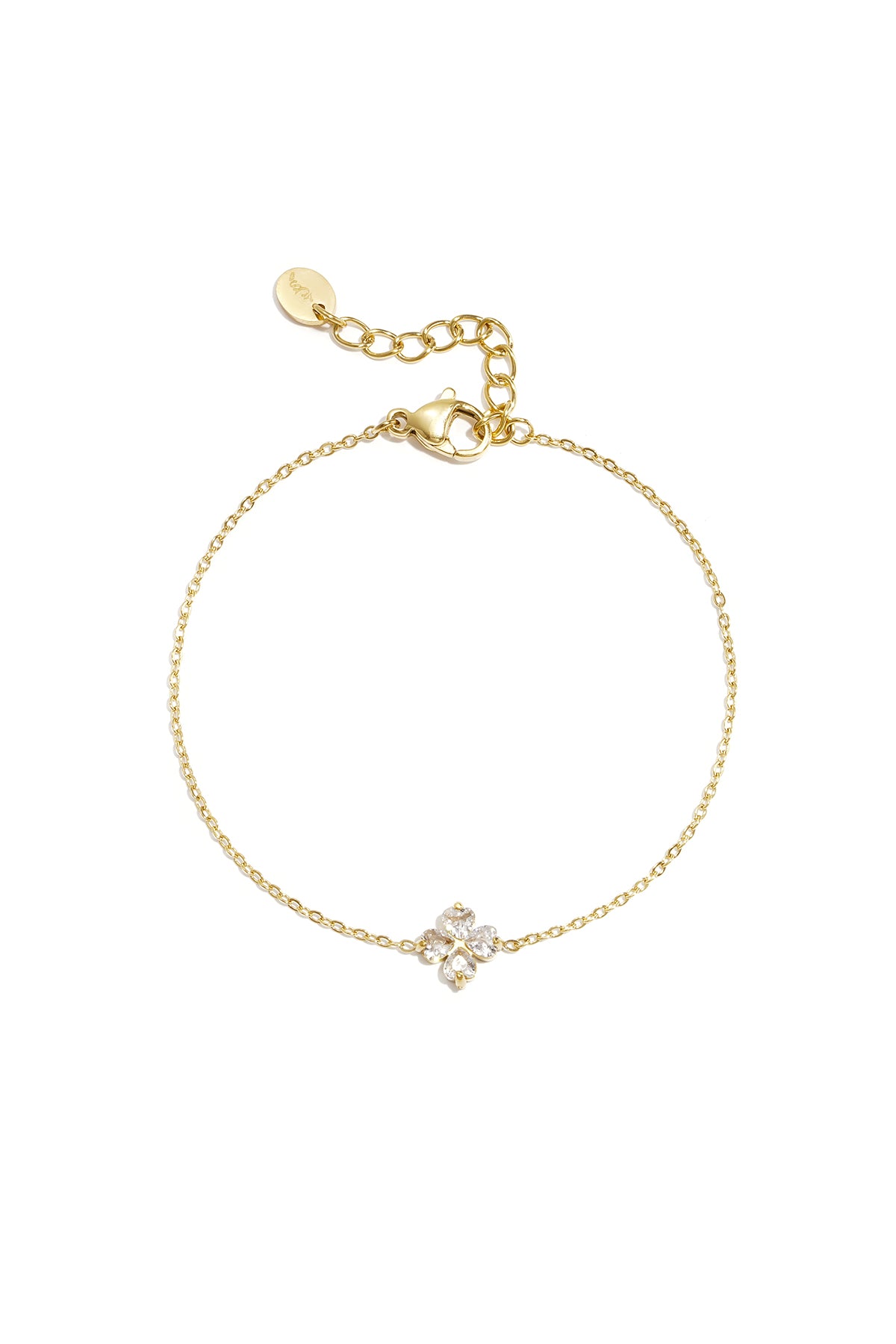 Bracelet orné d'un trèfle