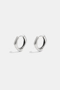 Boucles d'Oreilles Créoles Carrées Bords Arrondis - Acier Inoxydable Géométrique & Statement Femme - Bijoumani
