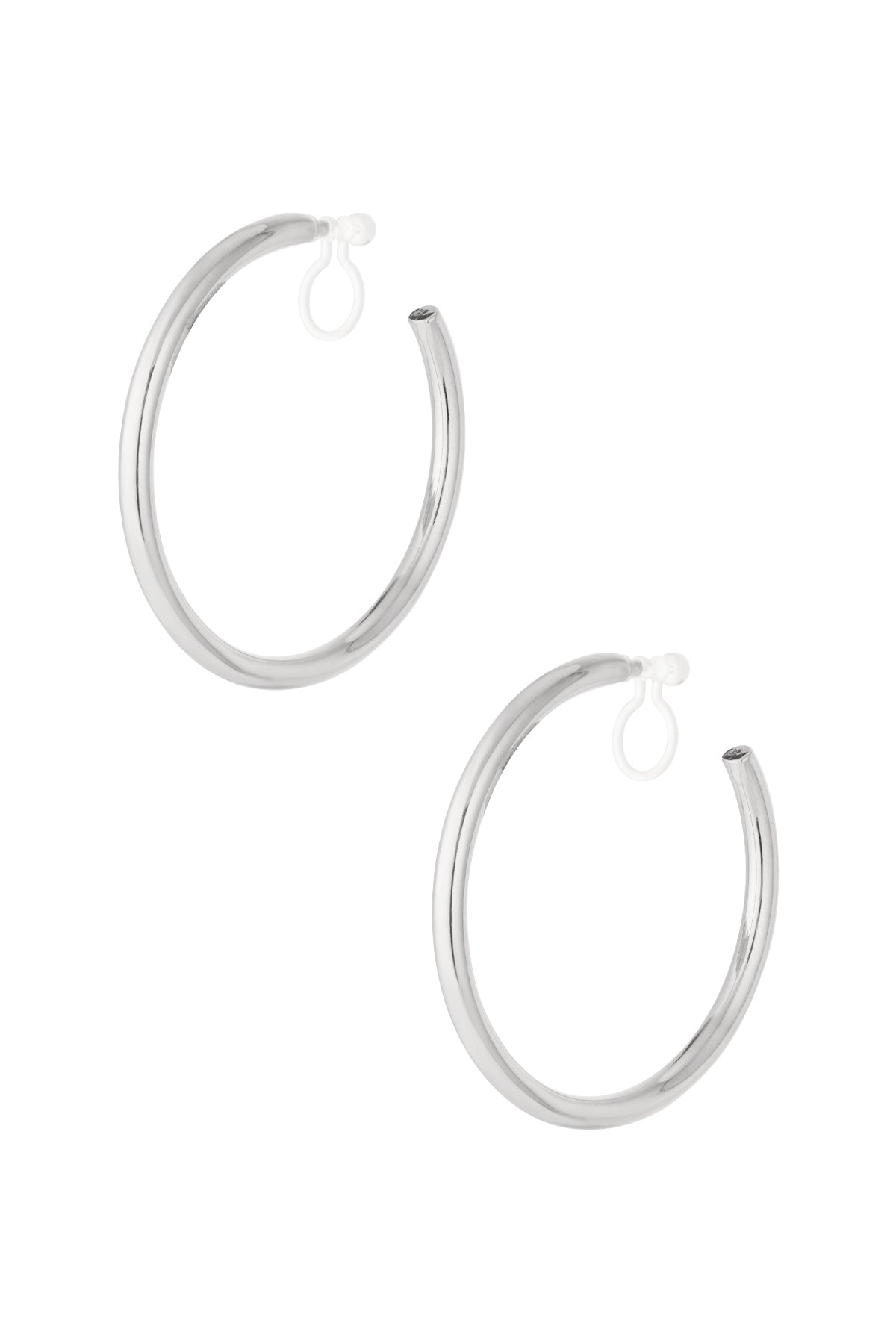 Boucles d'oreilles créoles classiques à clip