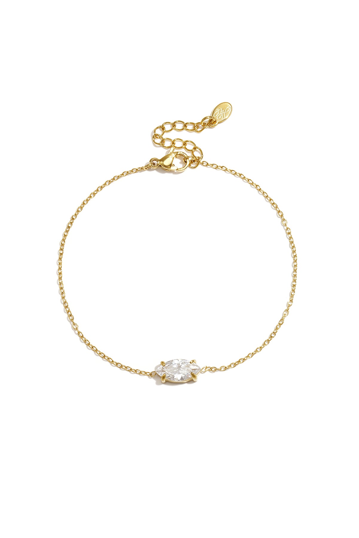 Bracelets à breloques en acier inoxydable, forme elliptique, collection Simple Daily Simple