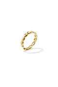 Bague ornée de petits cœurs acier inoxydable