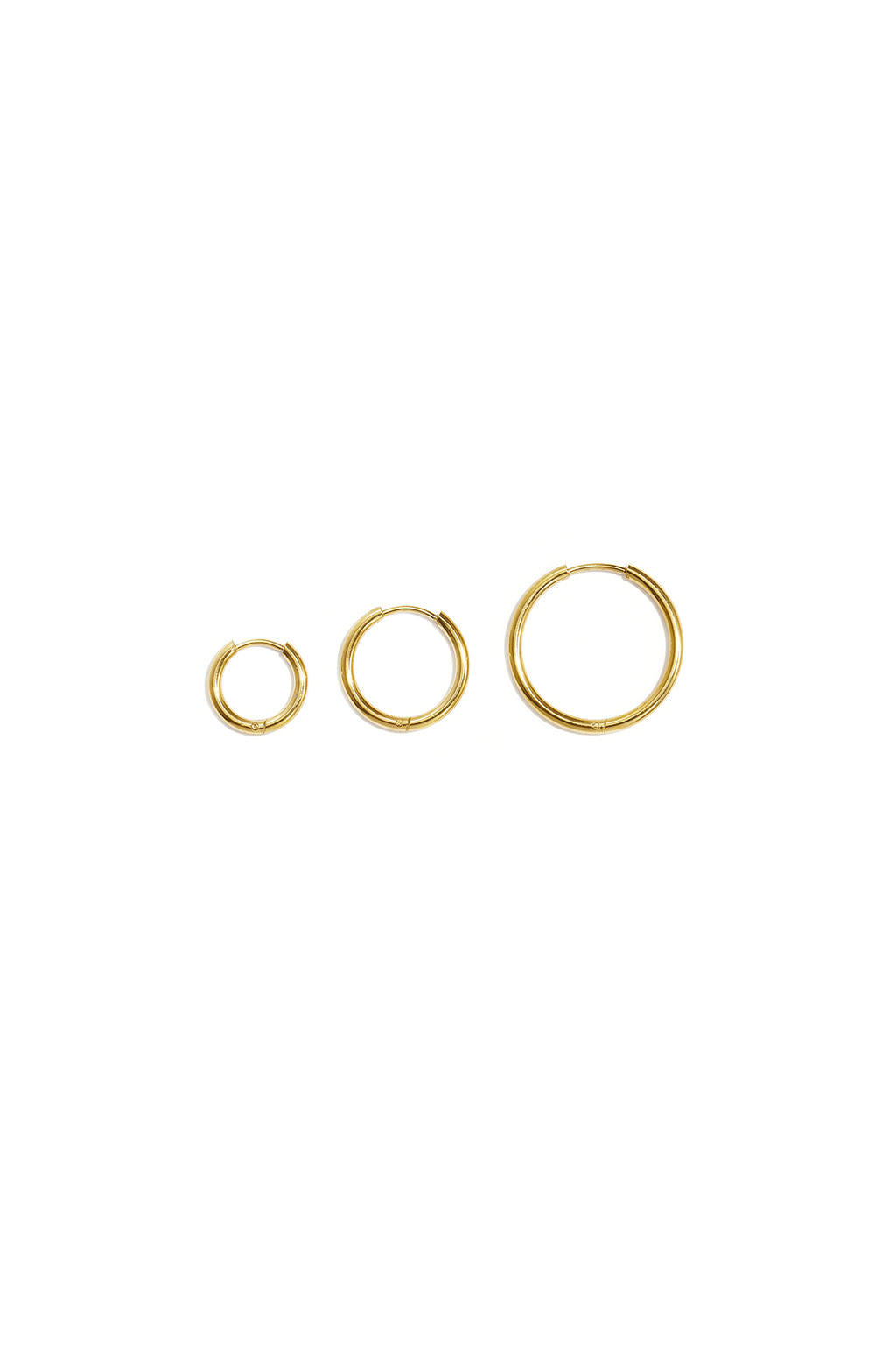 Boucles d'oreilles en acier inoxydable, forme géométrique