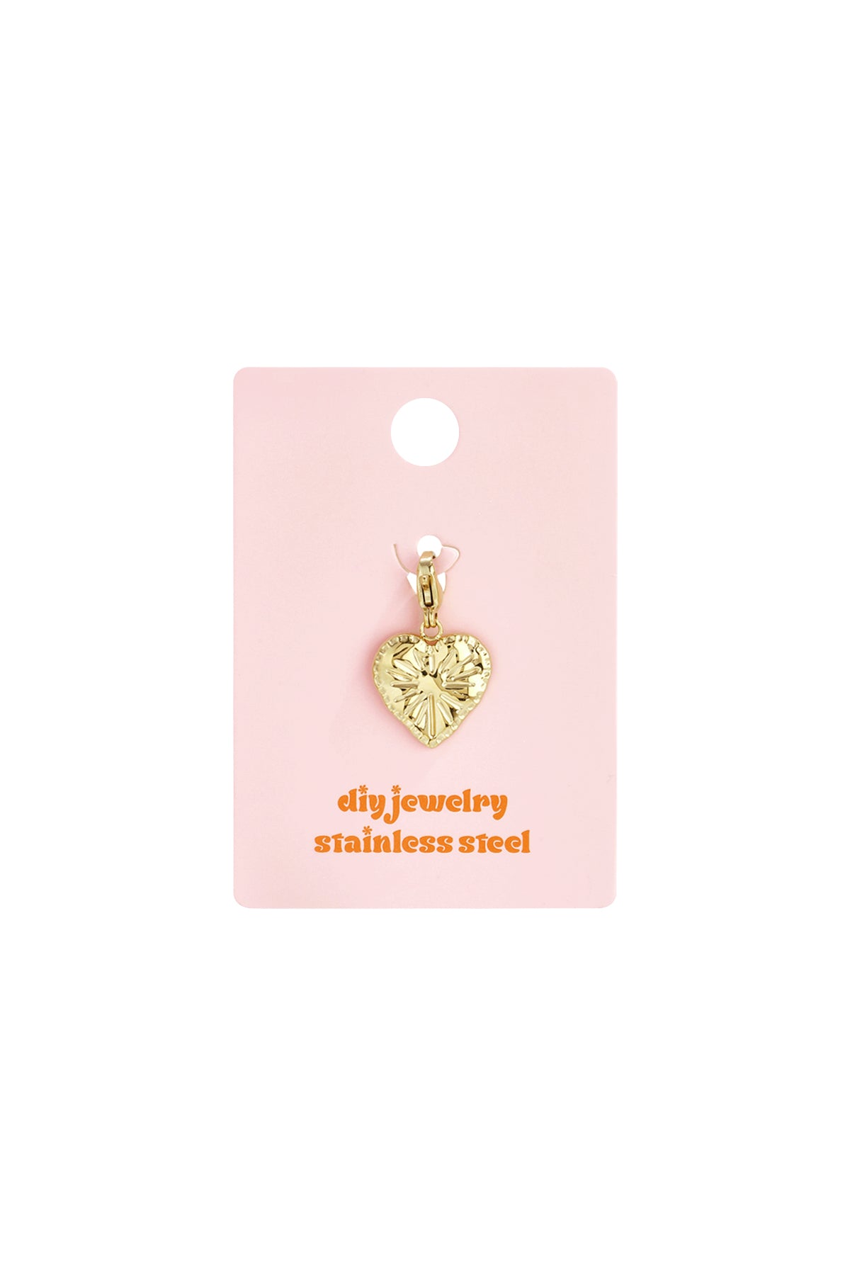 Bijoux pour femmes - Breloques en forme de cœur - Collection décontractée et simple pour tous les jours
