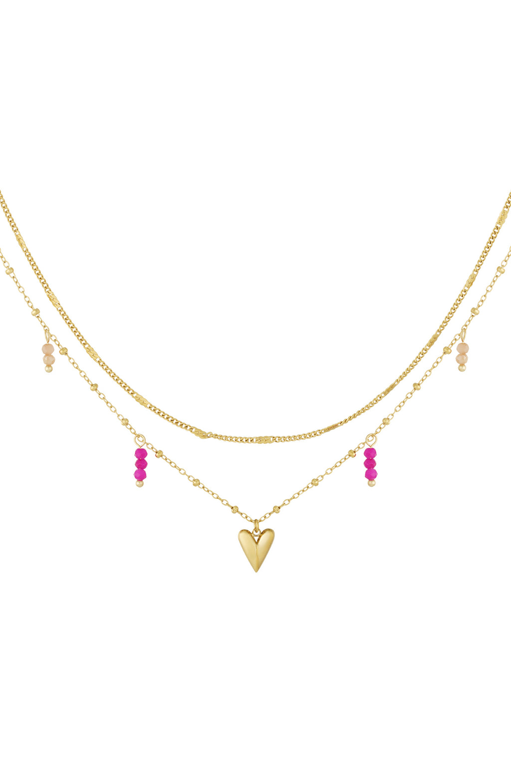 collier double love
