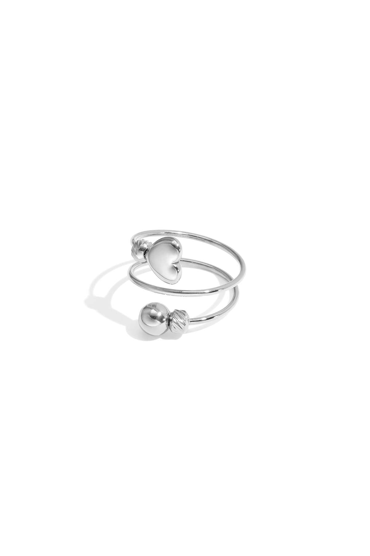 Bague Cœur Minimaliste Ajustable - Symbole d'Amour & Port Quotidien Femme - Bijoumani