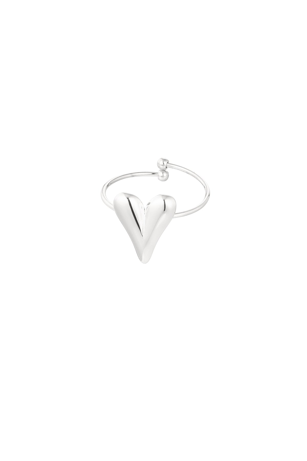 Bague Cœur Acier Inoxydable - Détail Romantique & Finition Premium Femme - Bijoumani