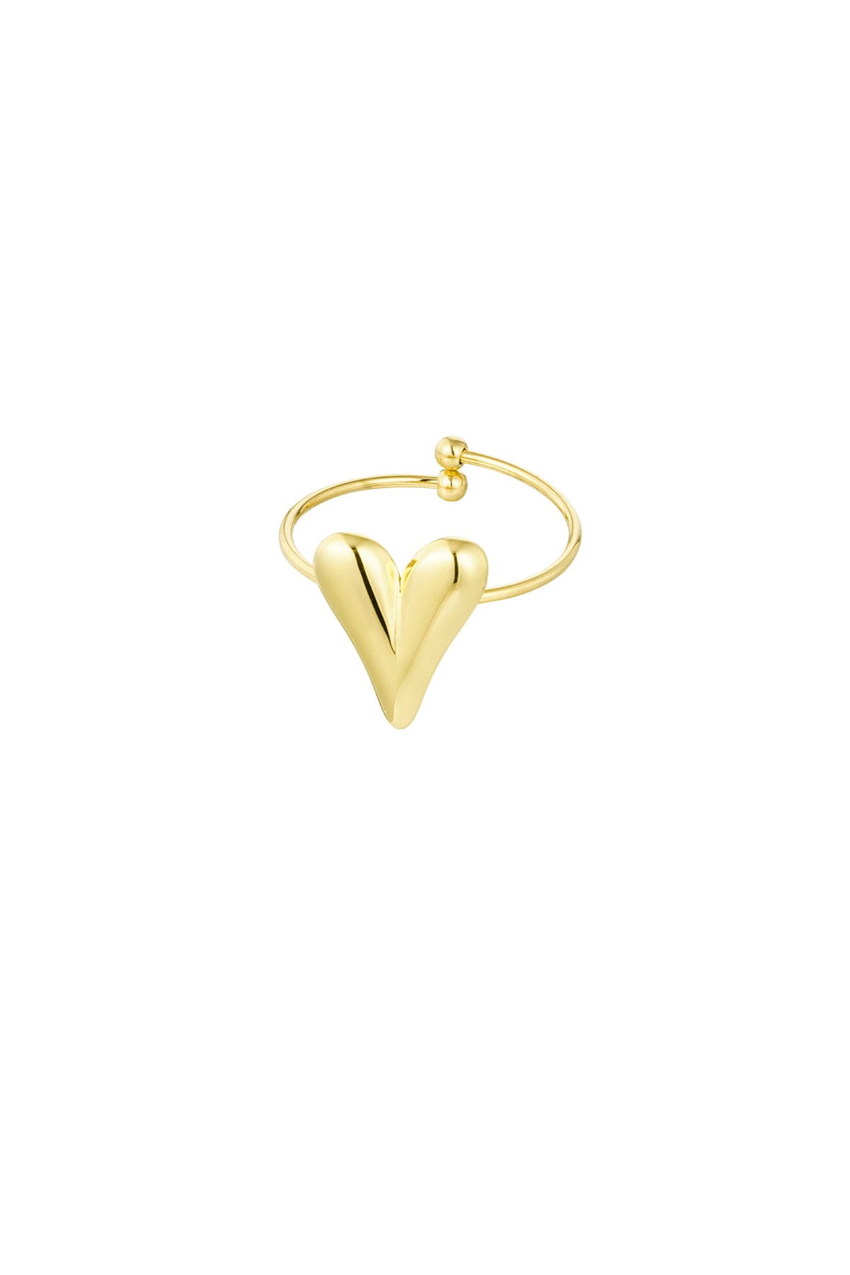 Bague Cœur Acier Inoxydable - Détail Romantique & Finition Premium Femme - Bijoumani