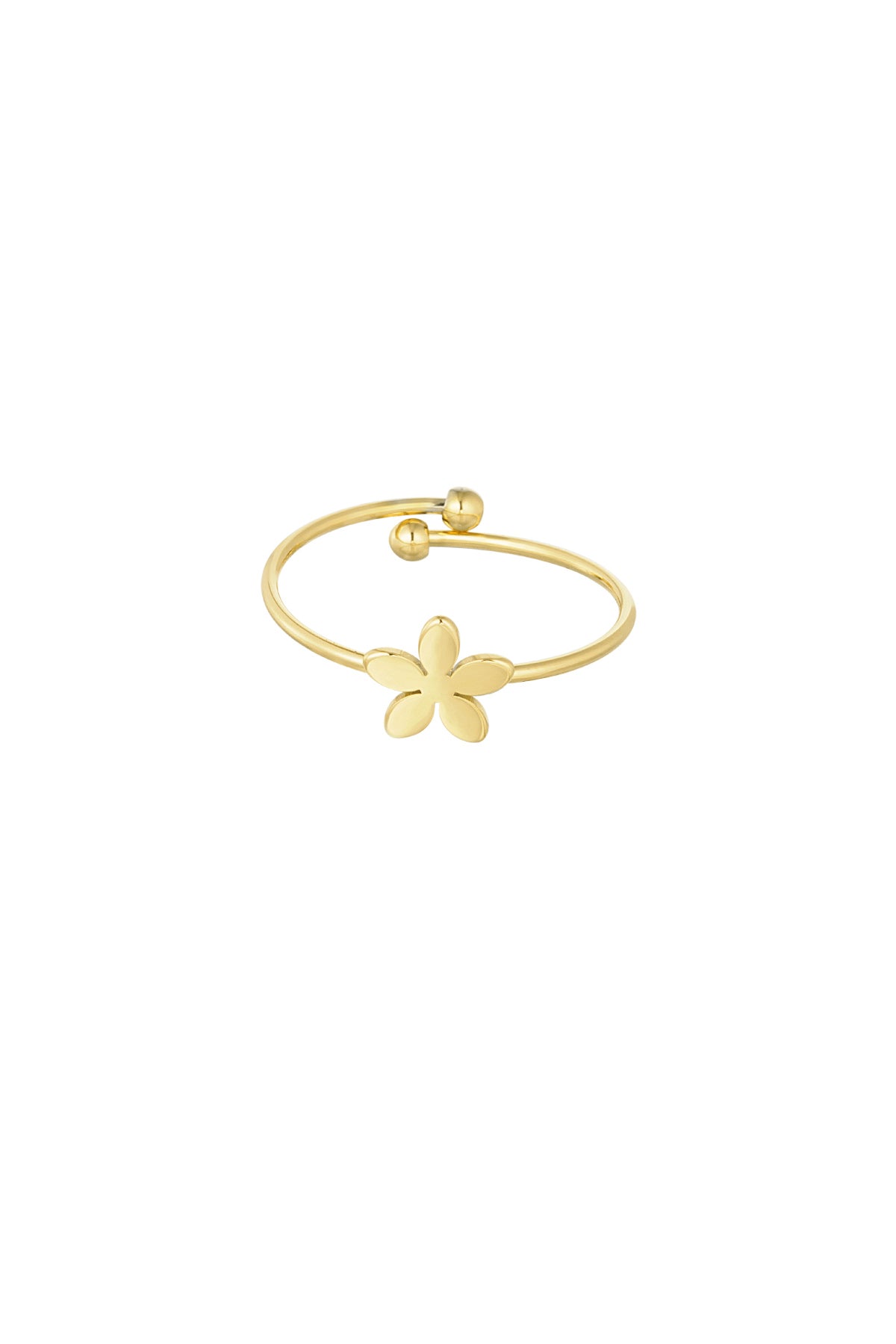 Bague Fleur Acier Inoxydable - Douceur Florale & Port Quotidien Femme - Bijoumani
