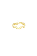 bague wavy wonder acier inoxydable