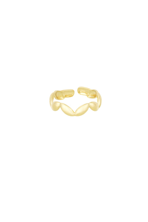 bague wavy wonder acier inoxydable