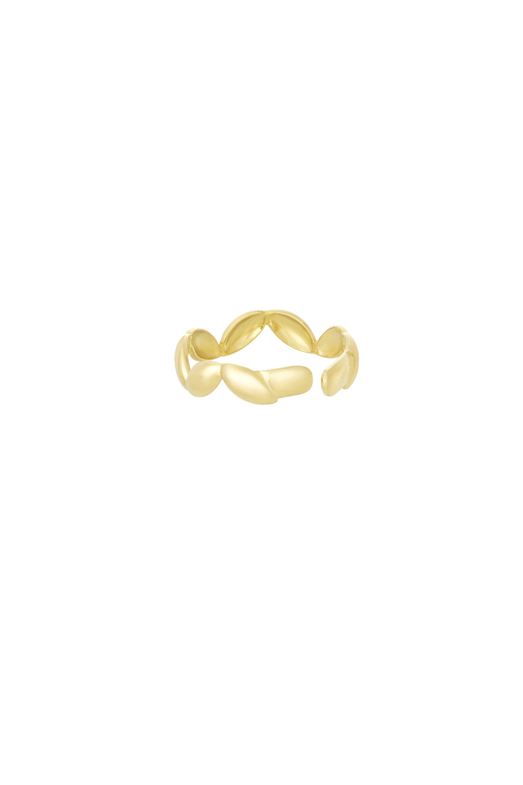 bague wavy wonder acier inoxydable