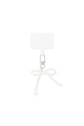 Pendentif accessoire nœud - Blanc ARGENT