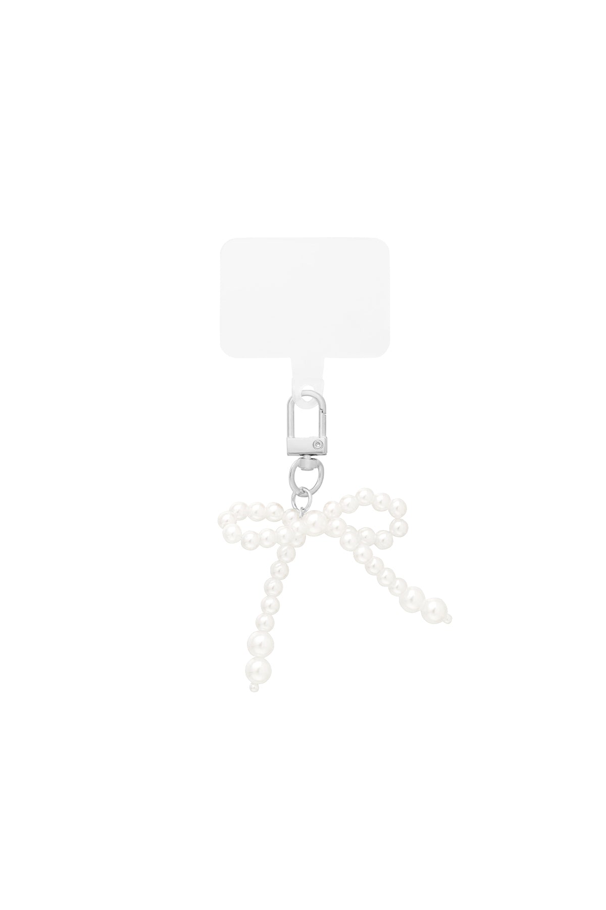Pendentif accessoire nœud - Blanc ARGENT
