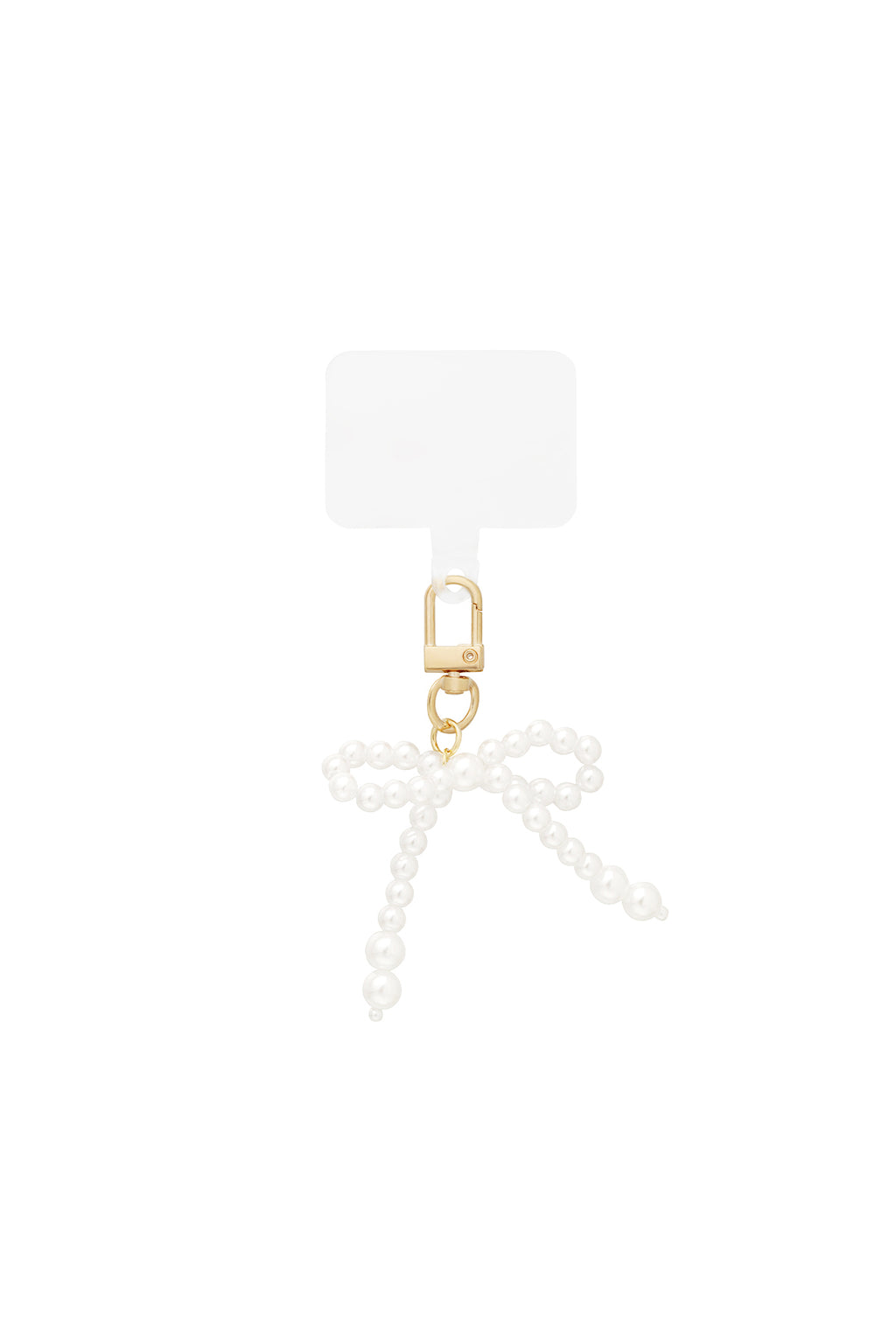 Pendentif accessoire nœud - Blanc ARGENT