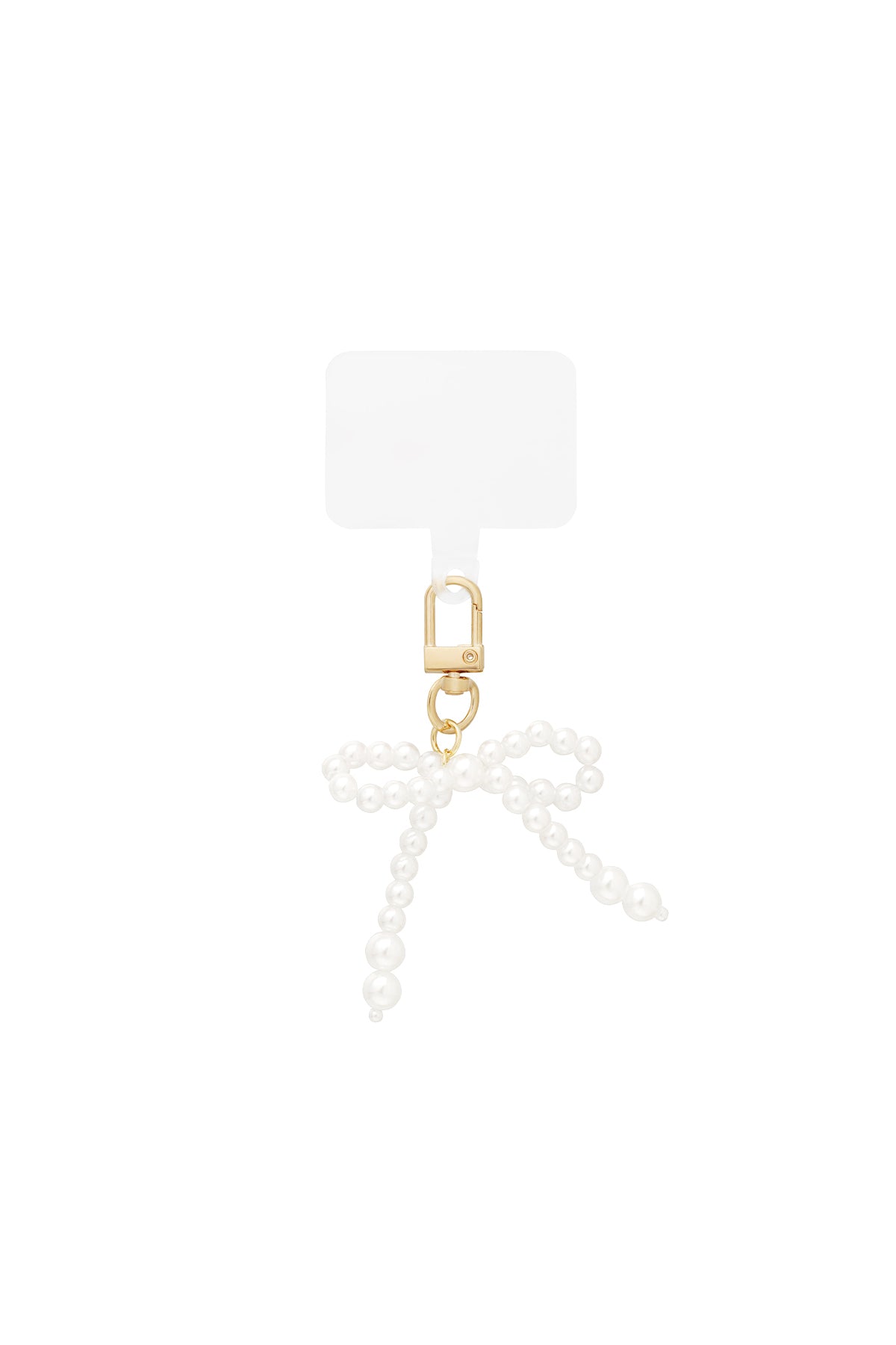 Pendentif accessoire nœud - Blanc ARGENT
