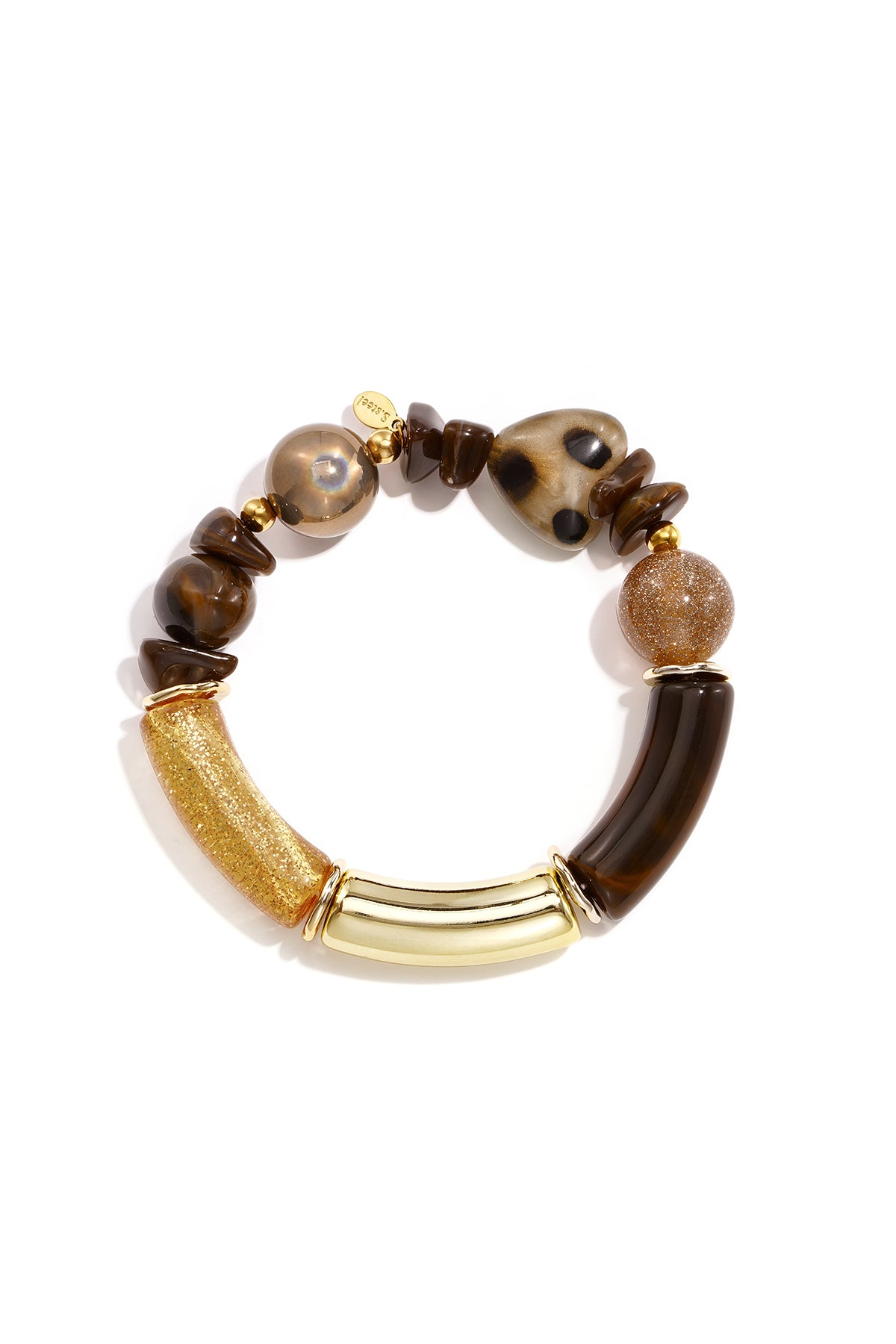 Bracelets en perles acryliques, bijoux simples pour femmes, collection Daily Simple