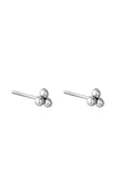 Boucles d'oreilles Triple Bullet Argenté Acier inoxydable