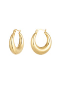 boucles d'oreilles rondes chic