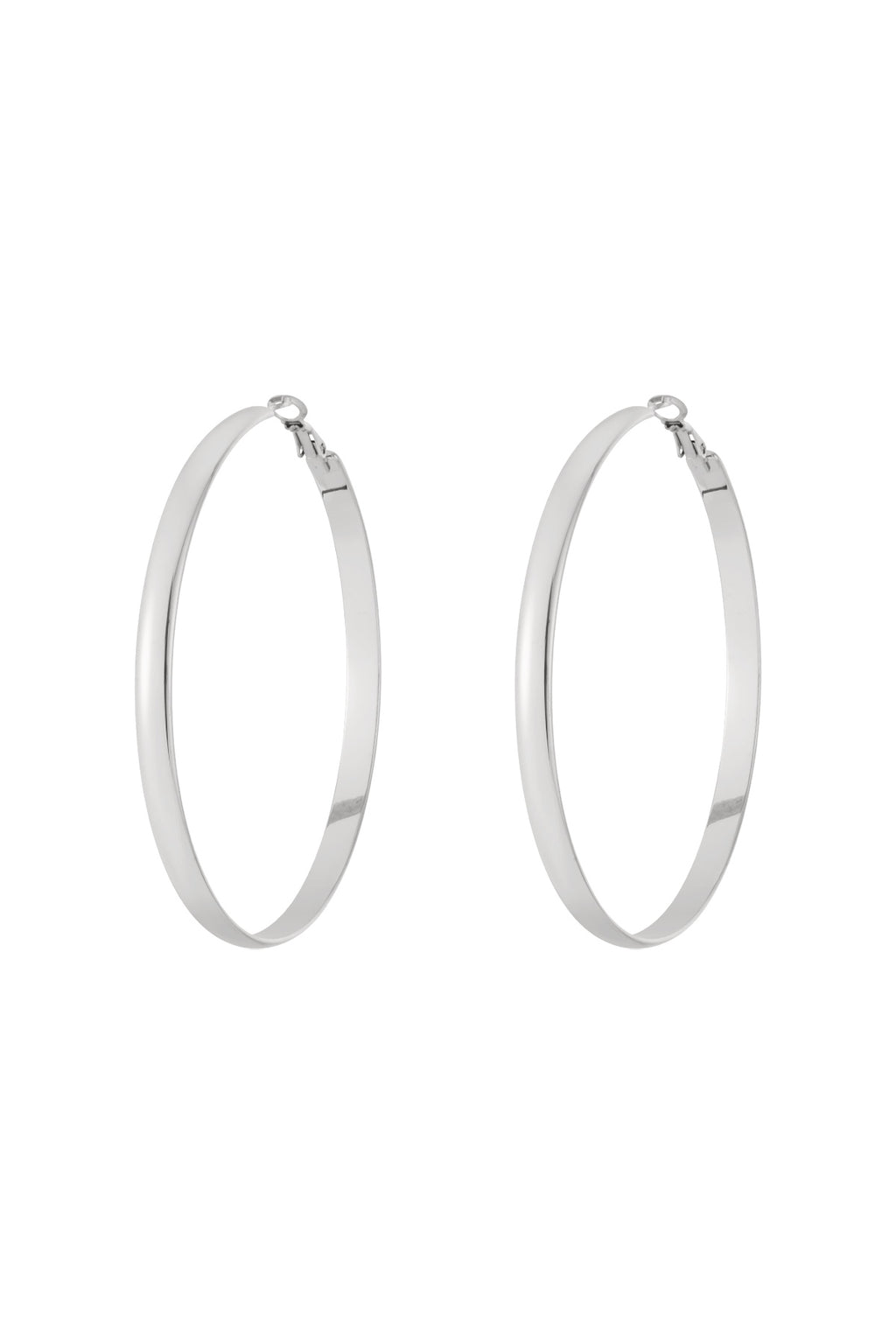 Boucles d'oreilles créoles basiques épaisses