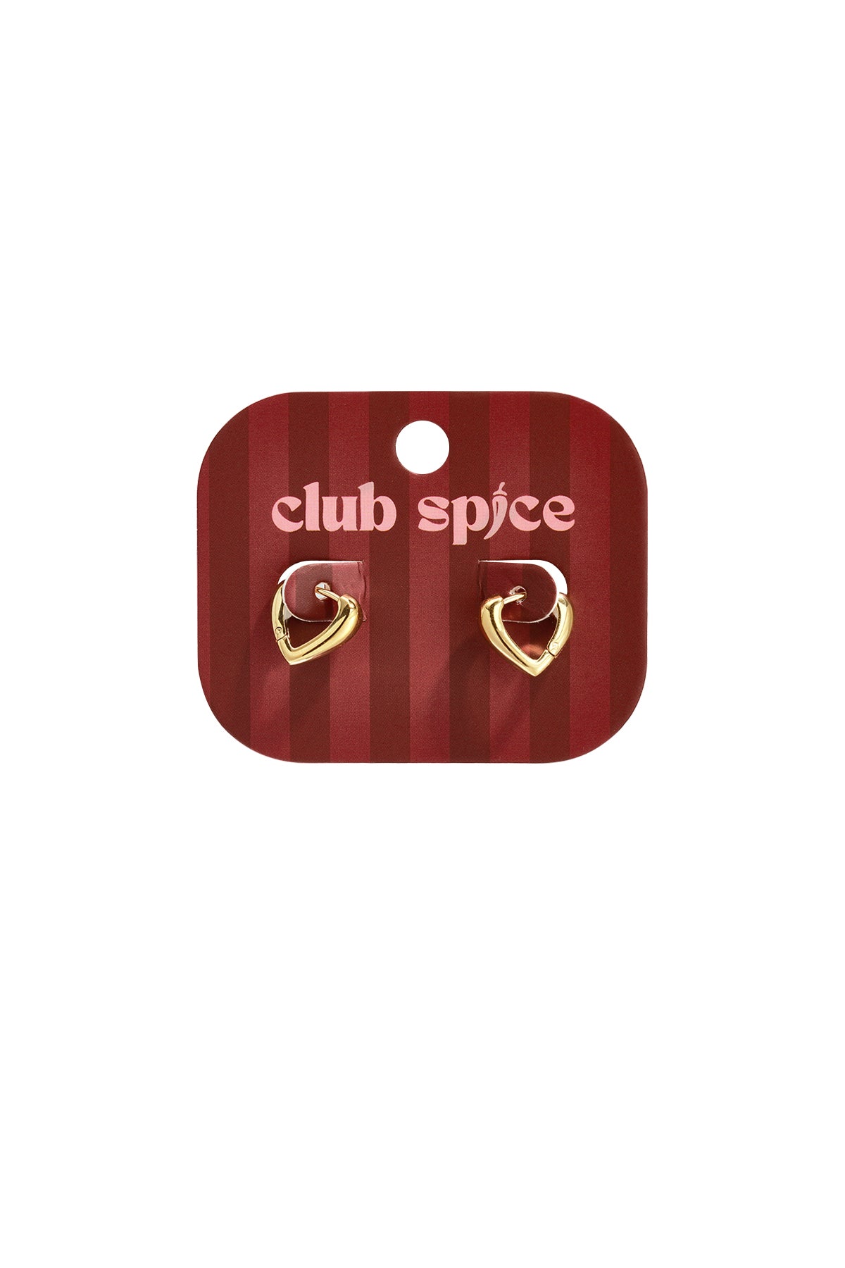 Boucles d'oreilles créoles en acier inoxydable, style cœur, collection Daily Simple, bijoux pour femmes