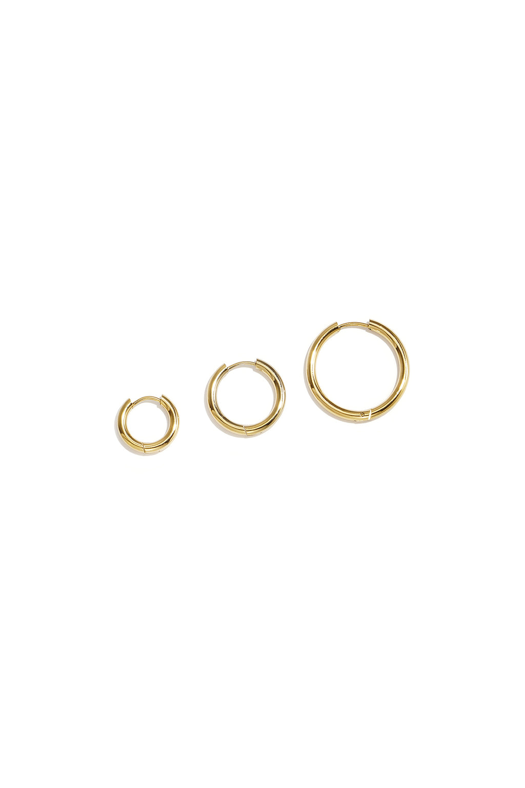Boucles d'oreilles en acier inoxydable, forme géométrique