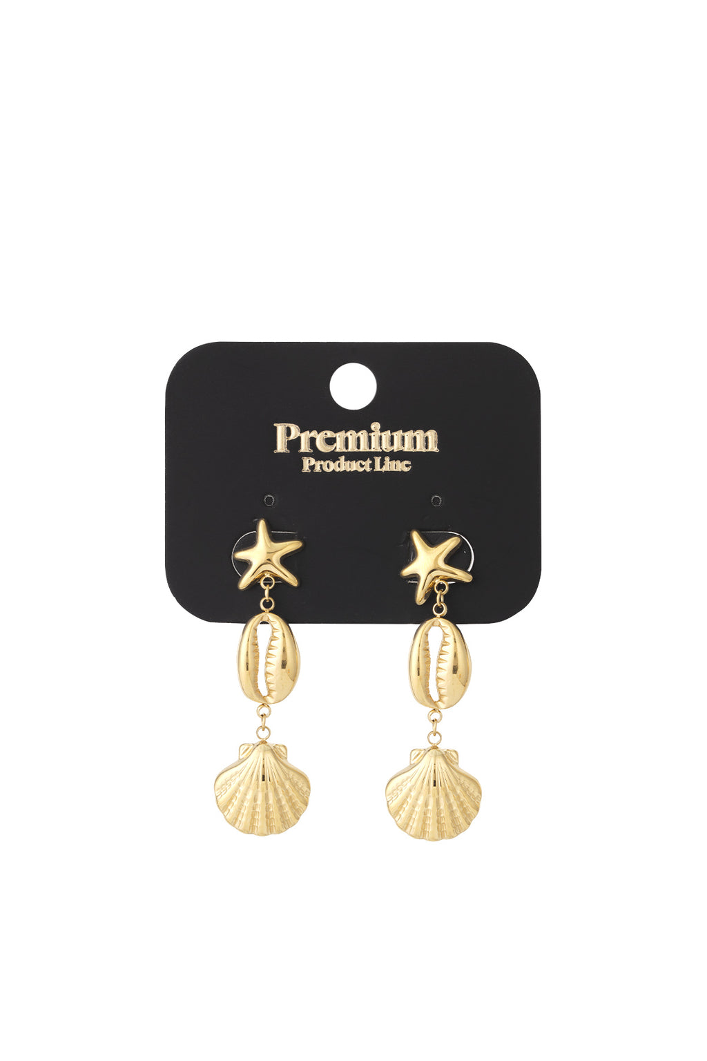 Boucle d'oreille ambiance marine