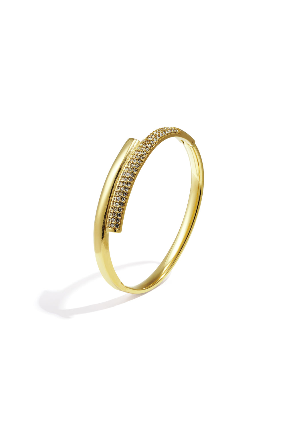 Bracelet Cercle & Strassargent, Or - Doré - Bijoumani