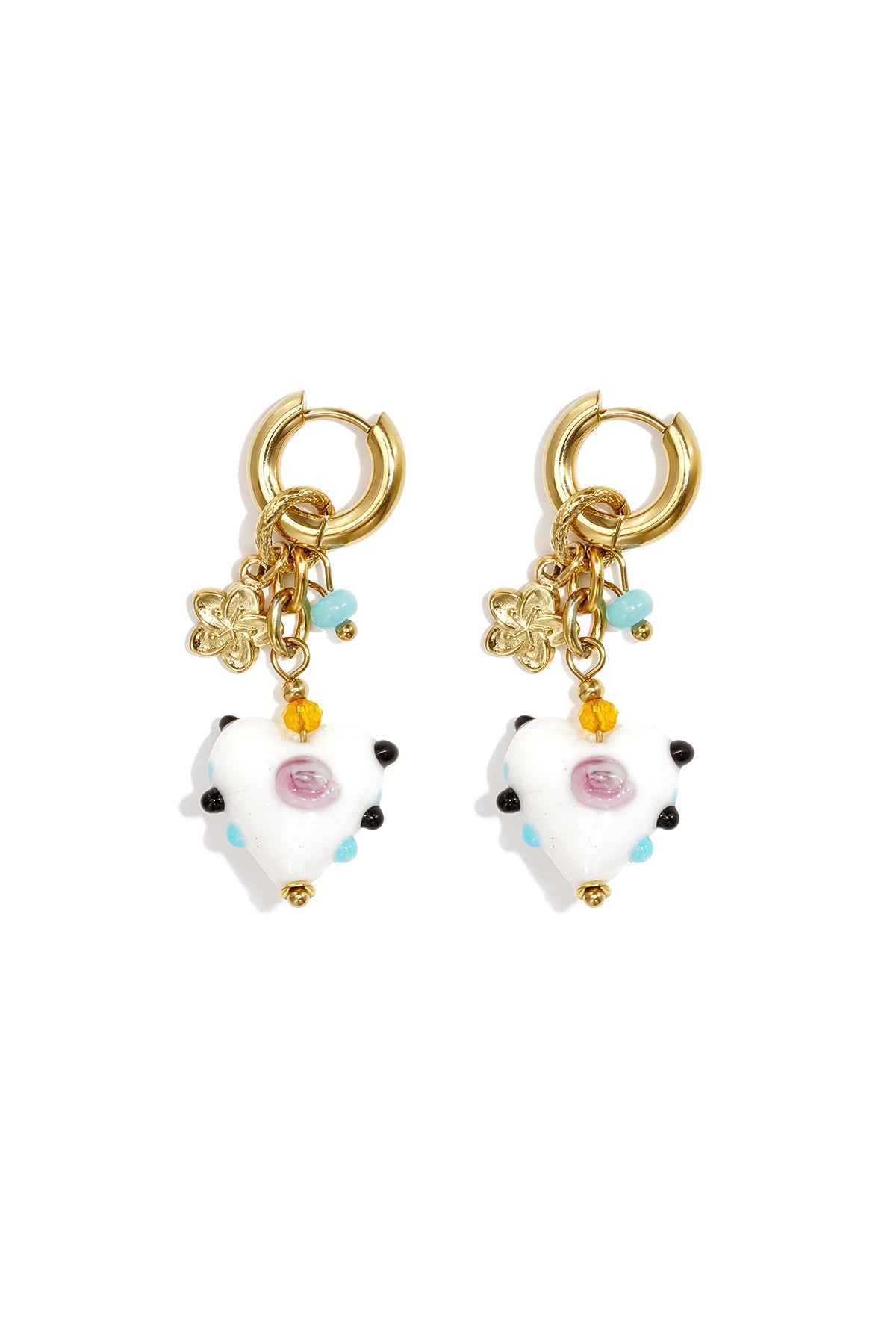 Boucles Perles Cœur