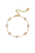 Bracelets à breloques en acier inoxydable, forme géométrique, collection Simple Daily Simple, bijoux pour femmes