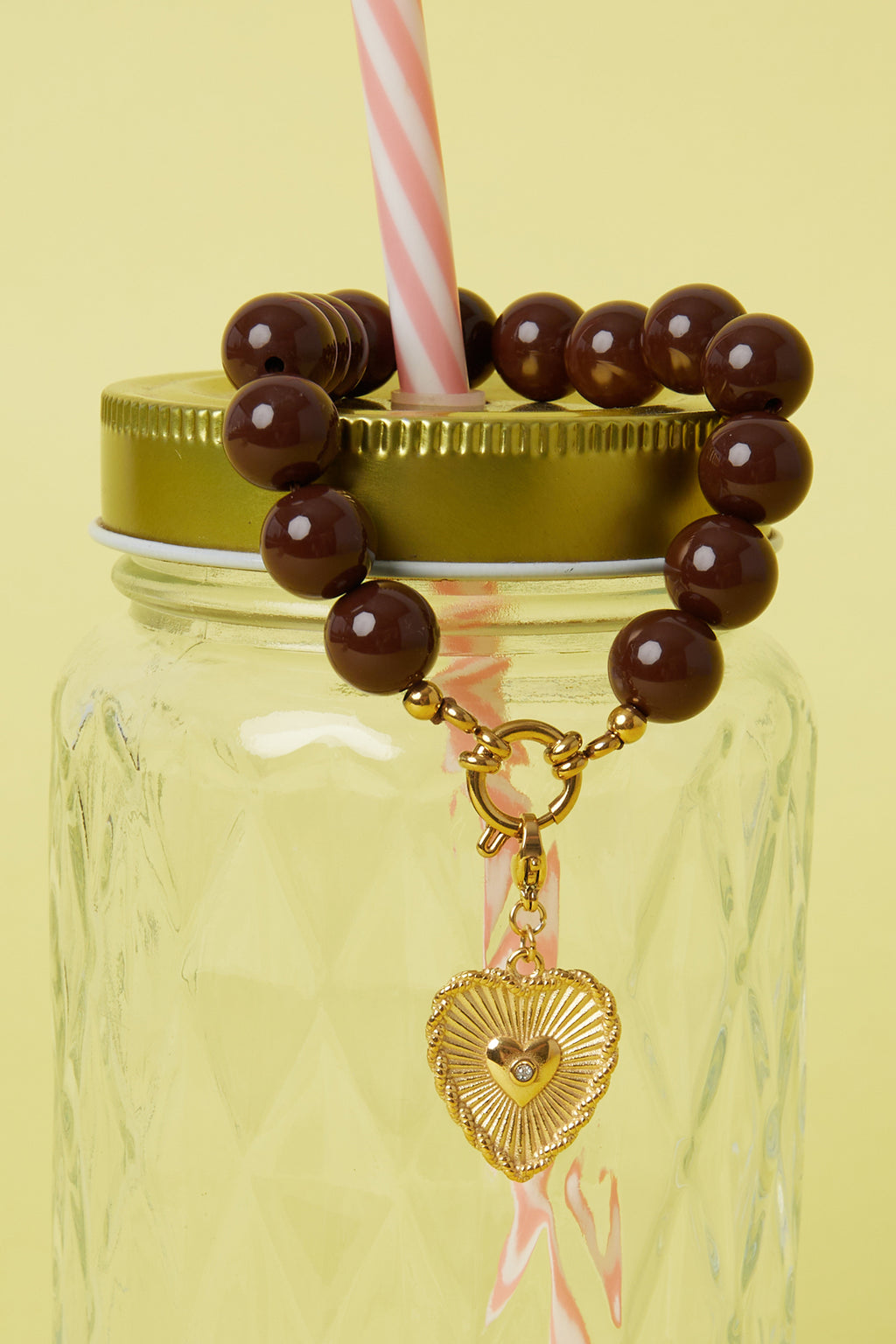 Bijoux pour femmes - Breloques en forme de cœur - Collection décontractée et simple pour tous les jours