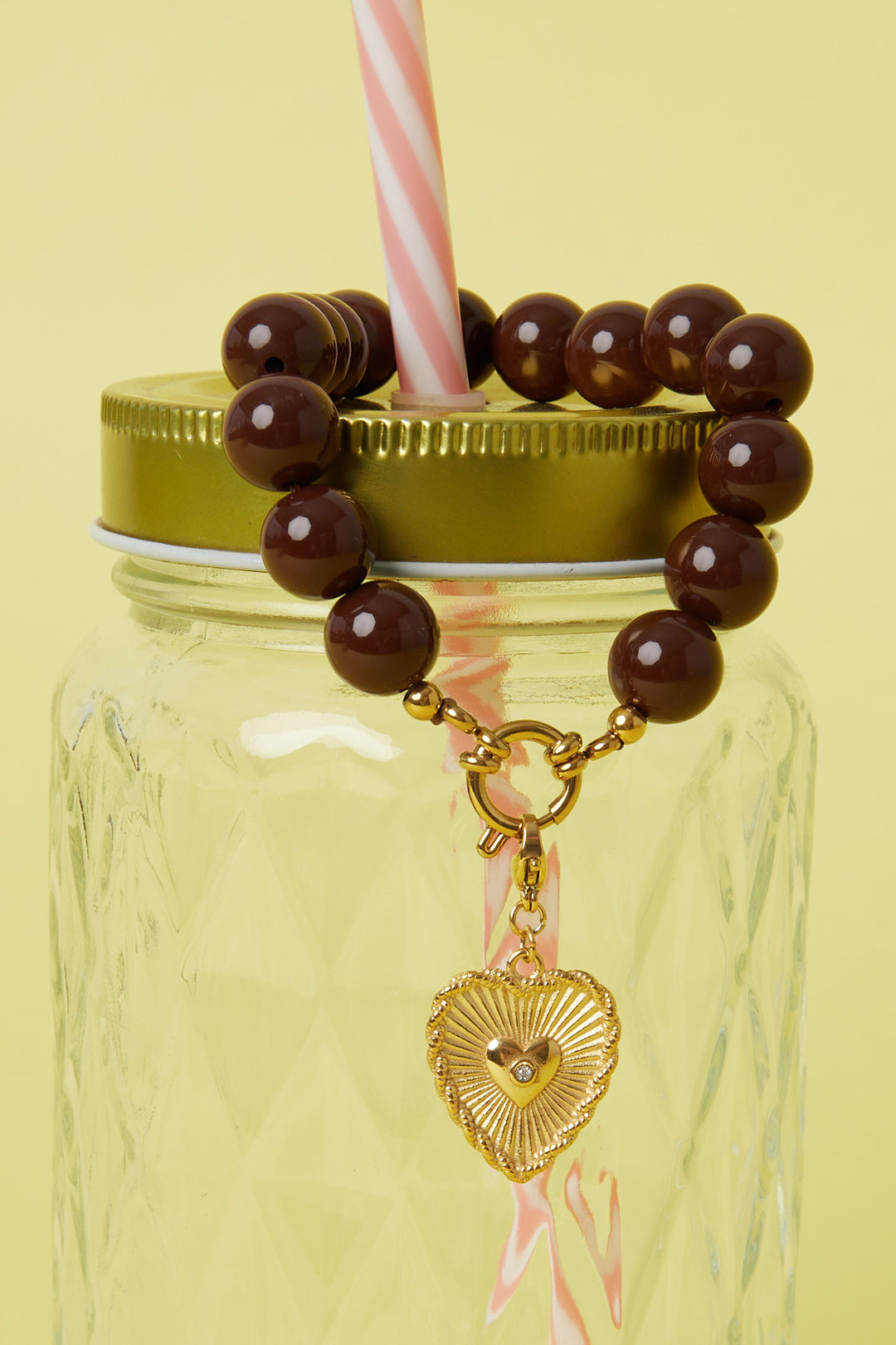 Bijoux pour femmes - Breloques en forme de cœur - Collection décontractée et simple pour tous les jours