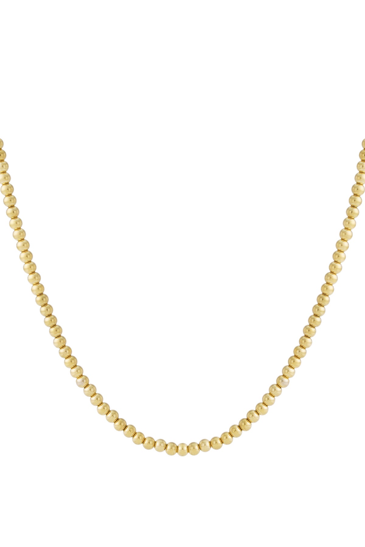 Collier de perles solides - 6 mm