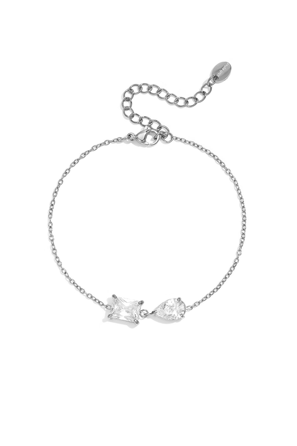 Bracelets à breloques en acier inoxydable, forme elliptique, collection Simple Daily Simple, bijoux pour femmes