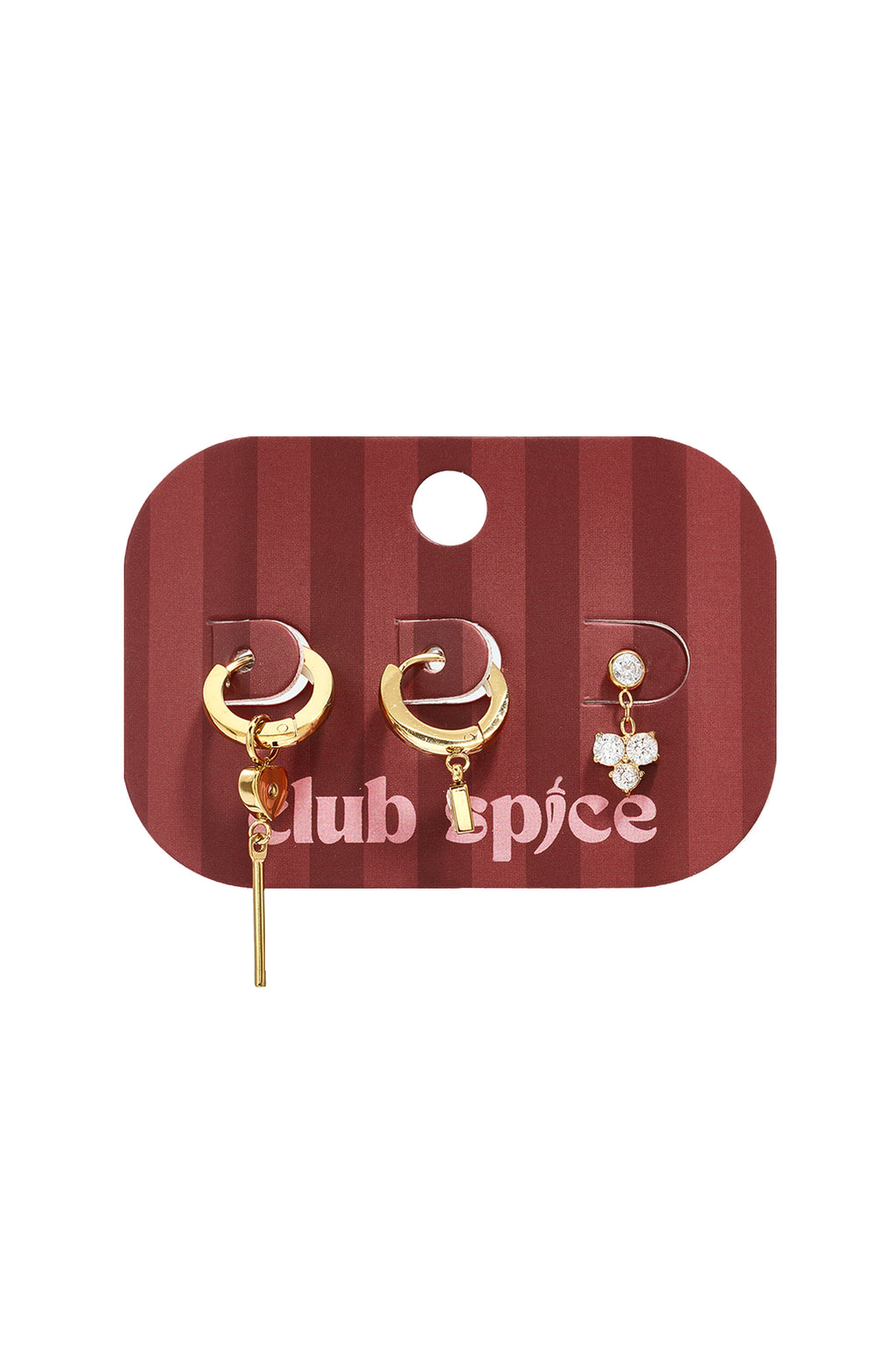 Boucles d'oreilles en acier inoxydable style cœur collection Daily Simple bijoux pour femmes