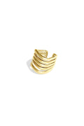 Bague Multicouche Bicolore Ajustable - Stack Effect & Style Tendance Femme - Bijoumani