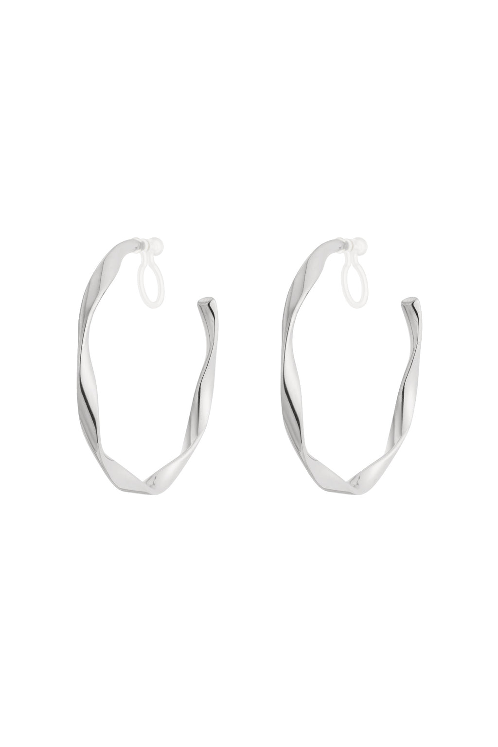 Boucles d'oreilles à clip Twist Hoops