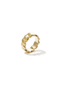 Bague imposante en forme de cœur acier inoxydable